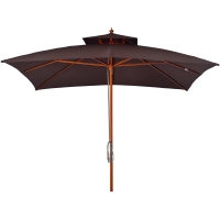 Outsunny Ombrellone 3x3 m da Giardino e Terrazza a 8 Stecche