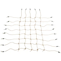 Outsunny Rețea de escaladă pentru copii 3-6 ani rețea de protecție pentru zonă de joacă Ninja teren de obstacole dim. 1,5 x 2 m(m-1)