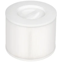HOMCOM Filtre pour purificateur d'air B0B8H4BVKH/B0B61DQKJJ - filtration en 3 étapes avec pré-filtre, filtre à charbon actif, filtre HEPA - dim. Ø 19,3 x 14,8H cm(m-1)
