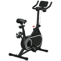 SPORTNOW Cyclette Magnetica con Volano da 4kg, Manubrio e Sellino Regolabili(m-1)