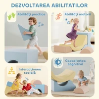 AIYAPLAY Set 5 Blocuri Moi pentru Copii 1.5-8 Ani Multicolor(m-5)