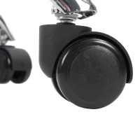 Vinsetto Fotoliu de Birou din Material Textil Gri Rotativ si Ergonomic(m-11)
