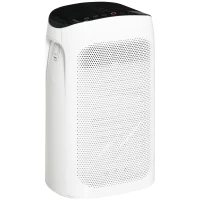 HOMCOM Purificateur d'air HEPA H11, Ioniseur, CADR 210m³/h mode veille silencieux minuterie 3 vitesses 42W - blanc(m-11)