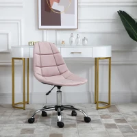 Vinsetto Scaun Pivotant pentru Birou Ergonomic Reglabil Roz(m-11)