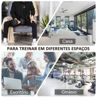 HOMCOM Haltere Hexagonal 12,5 kg em Ferro Fundido Pesos de Aço Revestidos a Borracha com Pega Texturizada para Musculação Preto(m-6)