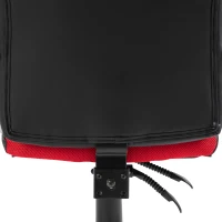 HOMCOM Sedia da Gaming Reclinabile con Supporto Lombare e Poggiatesta in Pelle PU, Rosso e Nero(m-9)