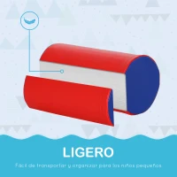 HOMCOM Juego de 5 Bloques de Espuma para Niños Bloques de Psicomotricidad Figuras de Construcción Multicolor(m-4)