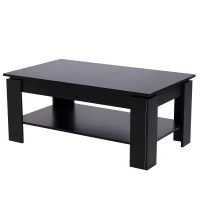 HOMCOM Tavolino da Caffè da Salotto Soggiorno Moderno Design Portata 60kg(m-1)