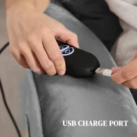 HOMCOM Velvet-Feel Electric Lift Recliner Chair - Dark Grey(m-8)