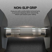 HOMCOM 2x15KG Rubber Hex Dumbbell Portable Hand Weights Dumbbell Home Gym(m-5)