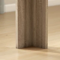 HOMCOM Table à manger extensible, extensible de 180 à 260 cm, pour 6-10 personnes, bois(m-5)