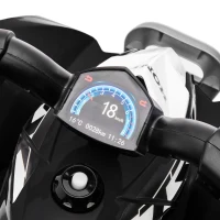 AIYAPLAY Honda Licensed Kids Electric Quad Bike, 6V ATV Ride On for Ages 1.5-3 Years, Black(m-13)