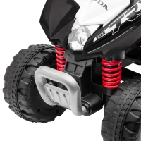 AIYAPLAY Honda Licensed Kids Electric Quad Bike, 6V ATV Ride On for Ages 1.5-3 Years, Black(m-11)