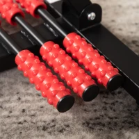 HOMCOM Vélo d'entraînement pour la rééducation des bras et des jambes avec hauteur et largeur réglable, masseurs, LCD, noir(m-9)