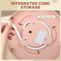 HOMCOM 3kW Rapid Boil Honeycomb Kettle - Light Pink(m-8)