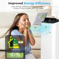 HOMCOM 12000 BTU App-Controlled Mobile Air Conditioner - White(m-6)