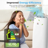 HOMCOM 14000 BTU Multi-Mode Mobile Air Conditioner, with Mounting Kit(m-5)