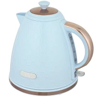 HOMCOM 3kW Rapid Boil Honeycomb Kettle - Light Blue(m-1)