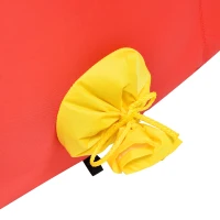 Castillo Hinchable Infantil 5 en 1 con Tobogán, Área de Salto, Piscina de Agua y Red de Fútbol, 364x315x239 cm, Azul(m-7)