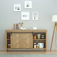 HOMCOM Schiebetüren-Beschlagsatz 180 cm Komplett-Set mit Schienen, Rollen, Anti-Sprung-Vorrichtungen Kohlenstoffstahl(m-2)