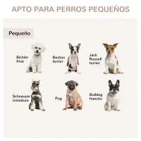 PawHut Jaula para Perros Pequeños Mesa Auxiliar Moderna con 3 Puertas Francés con Cierre Magnético 78x53x59,3 cm Blanco(m-7)