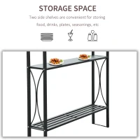 Outsunny 2.5 x 1.5m BBQ Tent Canopy Patio Outdoor Awning Gazebo Party Sun Shelter - Coffee(m-5)