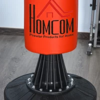 HOMCOM 155-205cm 3-IN-1 Freestanding Boxing Punch Bag Stand with Rotating Flexible Arm, Speed Ball, Waterable Base(m-9)