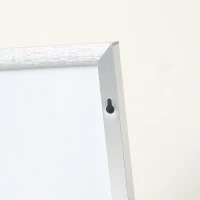 HOMCOM Full Length Mirror, Freestanding or Wall-Mounted Dressing Mirror with Stand for Bedroom, Living Room, 160 x 40 cm, Black Frame(m-8)