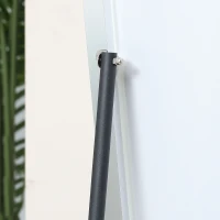 HOMCOM Full Length Mirror, Freestanding or Wall-Mounted Dressing Mirror with Stand for Bedroom, Living Room, 160 x 40 cm, Black Frame(m-9)