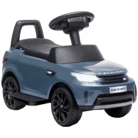 AIYAPLAY 2-in-1 Land Rover Licensed 6V Kids Electric Ride On Car, Sliding Car w/ Headlights, Music, for 18-60 Months, Light Blue(m-10)