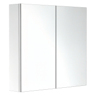 HOMCOM Armoire Miroir Cadre en Acier inoxydable avec Rangement Étagère pour Toilette Salle de Bain dim. 60L x 12l x 55H cm