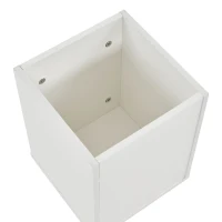 Lift-Up Coffee Table with Hydraulic Mechanism, Hidden Storage and Adjustable Height, 100L x 50W x 48H cm, White(m-13)