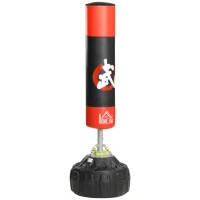 HOMCOM 70'' Freestanding Boxing Punch Bag Stand with Weighted Base, Absorption Springs for Home Gym Professional Work Out(m-11)