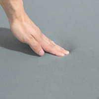 HOMCOM Banco de almacenamiento, pie de cama de terciopelo con tapa, patas de metal, capacidad 72 L, 108x44x43,5 cm, gris(m-5)