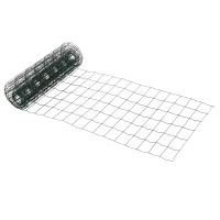 PawHut 0.6M x 10M Chicken Wire Mesh Roll Rabbit Poultry Animal Fence Plastic Coated Steel Metal Garden Netting Fencing(m-11)