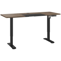 Vinsetto Height Adjustable Electric Standing Desk Stand Up Desk for Home Office Black