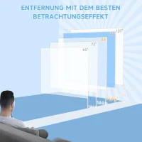 HOMCOM Projectiescherm, 16:9, 84 inch, Met Afstandsbediening, Gemotoriseerd(m-5)