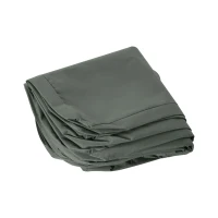 Outsunny  Replacement Cushion Cover Garden Rattan Patio Furniture Seat Cover Polyester Outdoor Deep Grey- No Cushion Included(m-9)