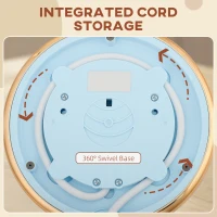 HOMCOM 3kW Rapid Boil Honeycomb Kettle - Light Blue(m-8)