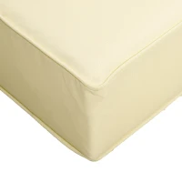 Outsunny 4 Pieces Outdoor Seat and Back Cushion Set Patio Deep Seating Chair Replacement Cushion, Beige(m-9)