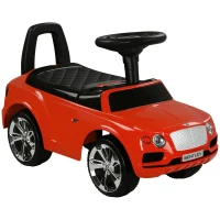 AIYAPLAY Porteur trotteur enfants voiture licence Bentley Bentayga 18-36 mois coffre - klaxon - 67 x 29 x 39 cm rouge(m-11)