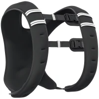 HOMCOM Vestă de Greutate Reglabilă pentru Antrenament de Forță, 10 kg, 40x35 cm, Negru(m-11)
