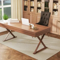 HOMCOM Alfombra Salón 230x160 cm Pelo Corto Estilo Moderno Base Antideslizante Tejida a Máquina Crema(m-9)