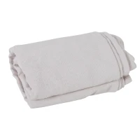 Outsunny Hängematte Outdoor Baumwolle mit Tragetasche Belastbarkeit bis 150 kg modern 290 x 100 cm Cremeweiß(m-8)