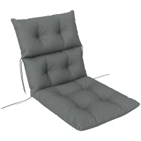 Outsunny 115 x 56cm Rocking Chair Padded Seat Cushion - Light Grey(m-1)