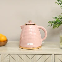 HOMCOM 3kW Rapid Boil Honeycomb Kettle - Pink(m-9)