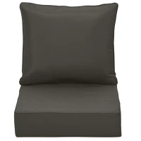 Outsunny Outdoor Seat and Back Cushion Set Patio Deep Seating Chair Replacement Cushion(m-8)