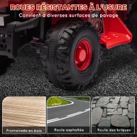 AIYAPLAY Quad électrique enfant vitesse 2,5 km/h, marche avant, fonction musique, pour enfants 2 à 6 ans, rouge(m-6)