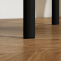 HOMCOM Móvel de TV Estilo Boémio Móvel de TV até 55 Polegadas com Detalhes em Corda de Papel e 2 Prateleiras Abertas 124x43,5x41 cm Madeira(m-9)