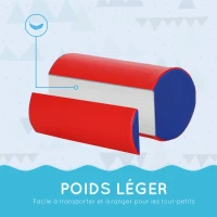 HOMCOM Module motricité bébé 5PCS parcours motricité bébé en mousse EPE pour enfants d'âge préscolaire, multicolore(m-4)